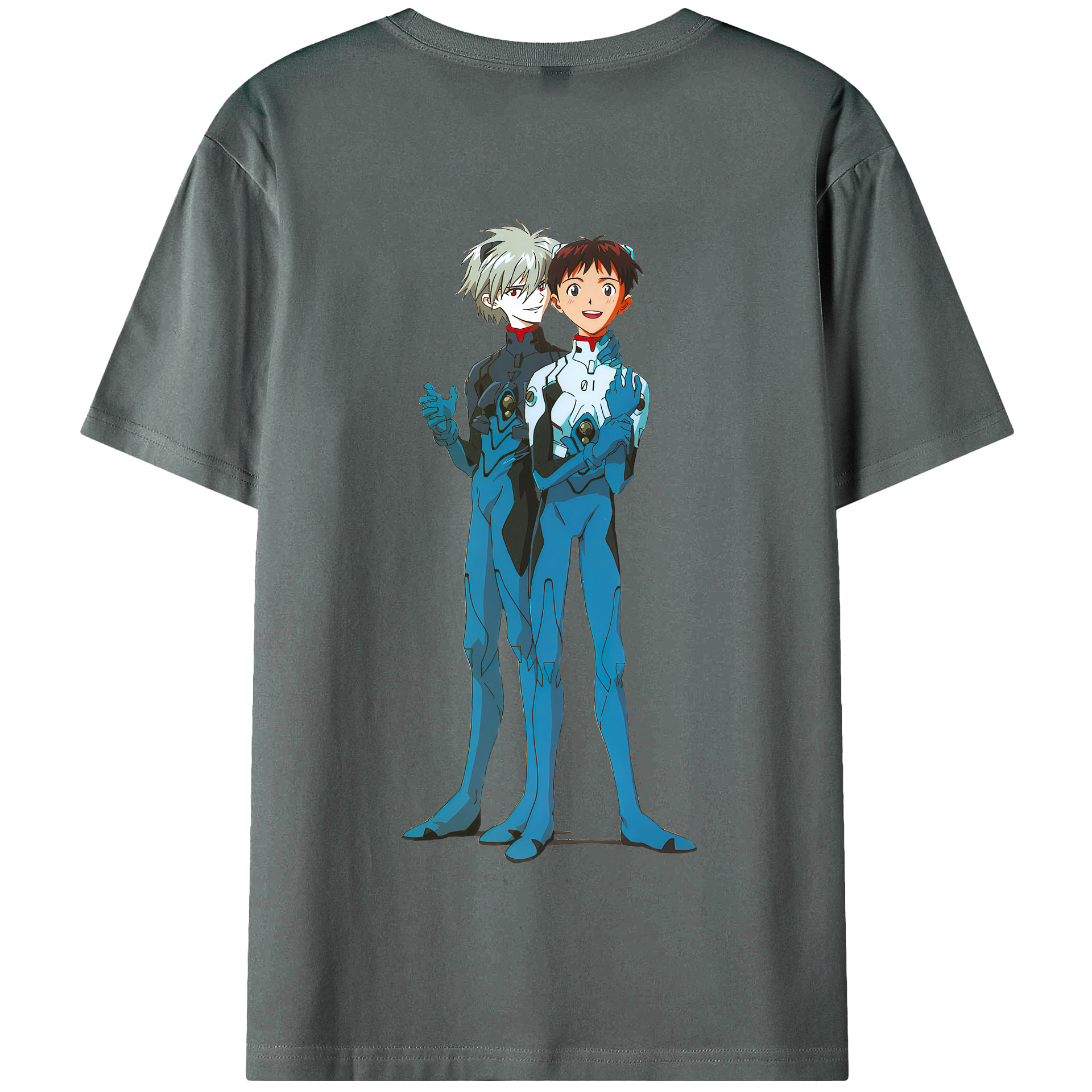 （画像用） EVA 新世紀エヴァンゲリオン 綿100％半袖Tシャツ（背面プリント）